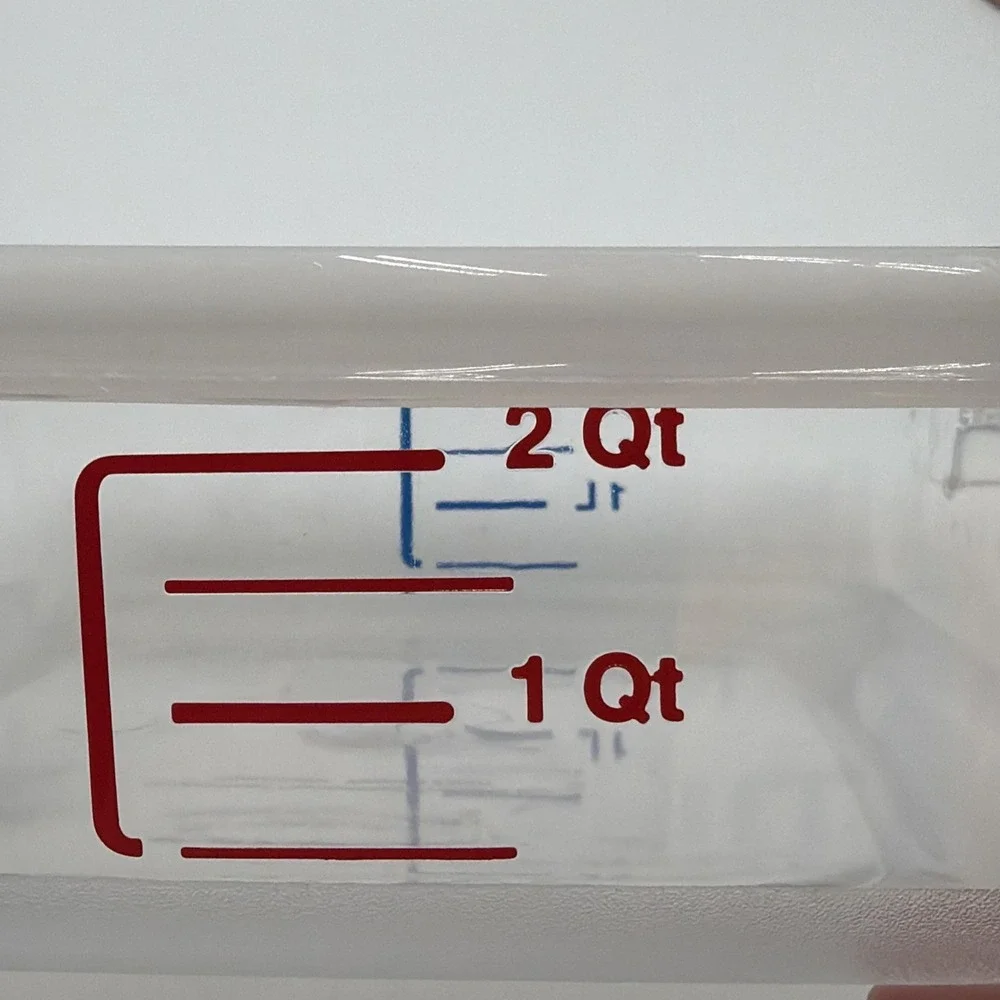 Rubbermaid Commercial Square Storage Container W/Lid 2 Qt Clear #6509